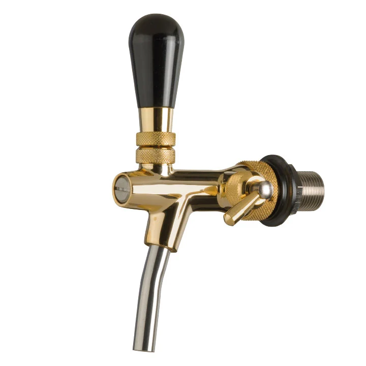 Zapfhahn, Kompensatorhahn, Bierzapfhahn, Schankhahn - Lindr PVD gold