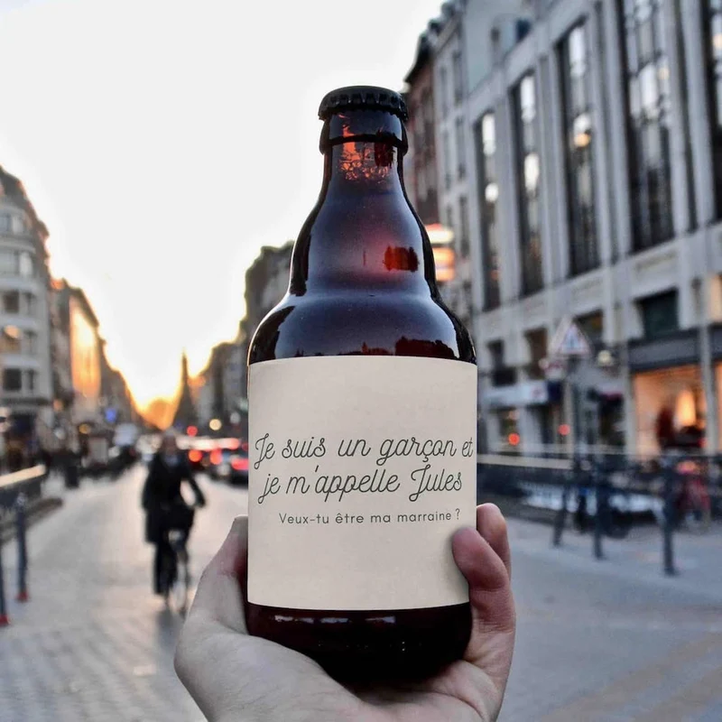 Je suis un garçon bière marraine