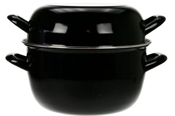 Casserole à moules Cosy & Trendy - en acier émaillé - 5 litres - ø 24 cm