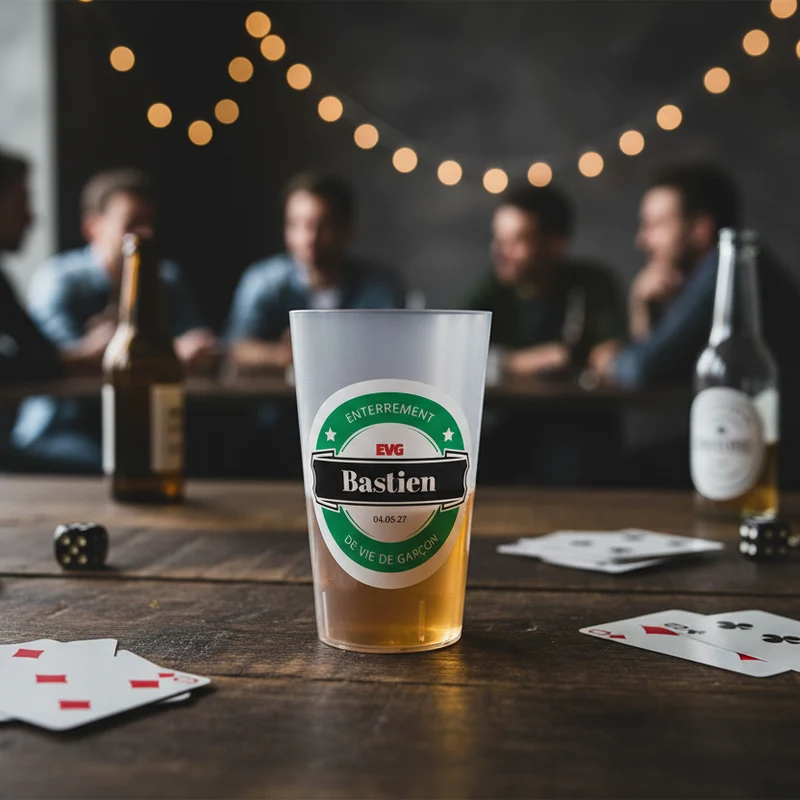 Gobelet personnalisé pour EVG Bière
