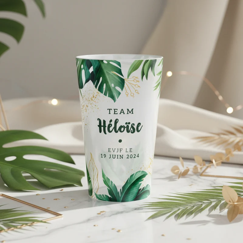 Gobelet personnalisé pour EVJF Verdure