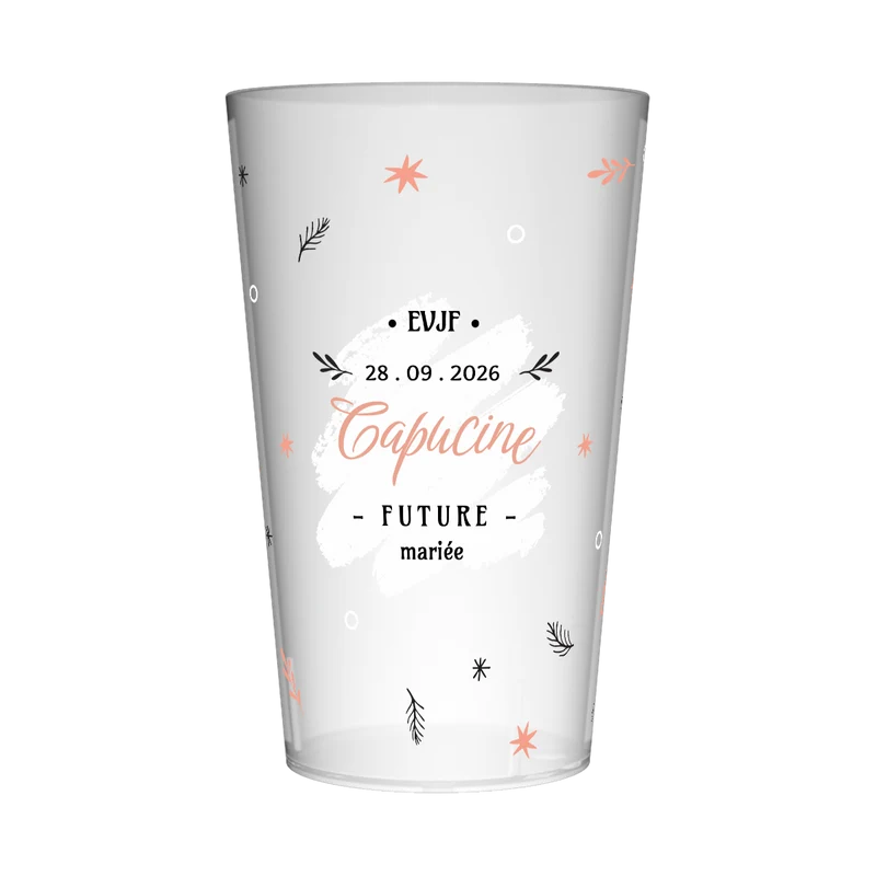 Gobelet personnalisé pour EVJF Plume