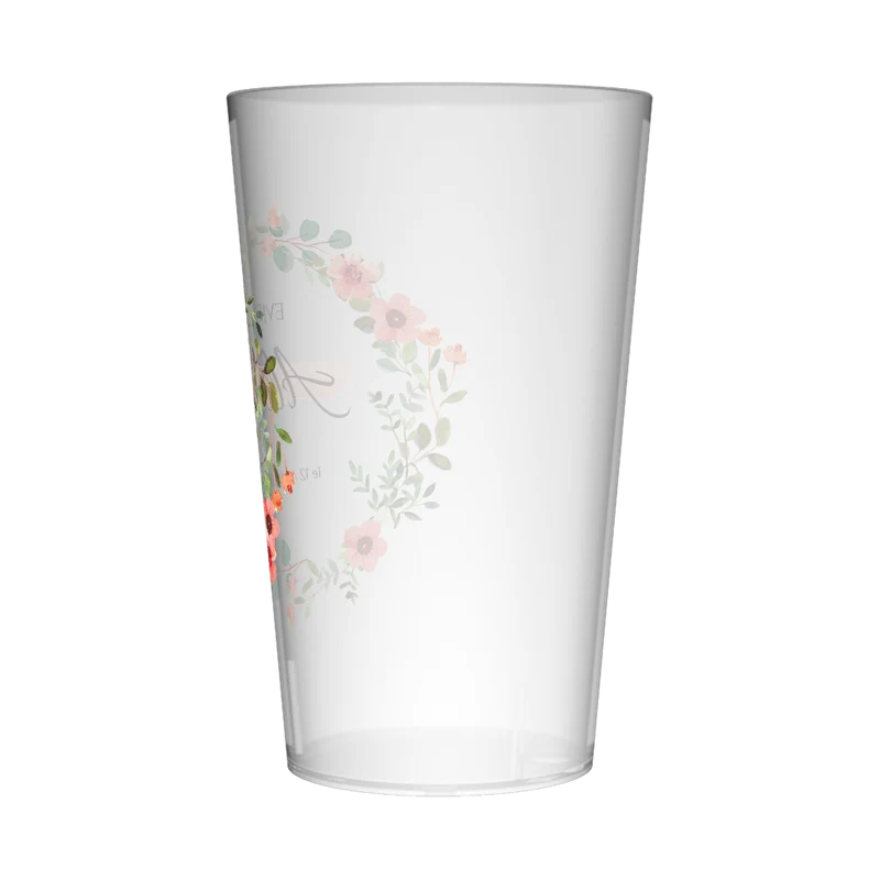 Gobelet personnalisé pour EVJF Fleurs Roses