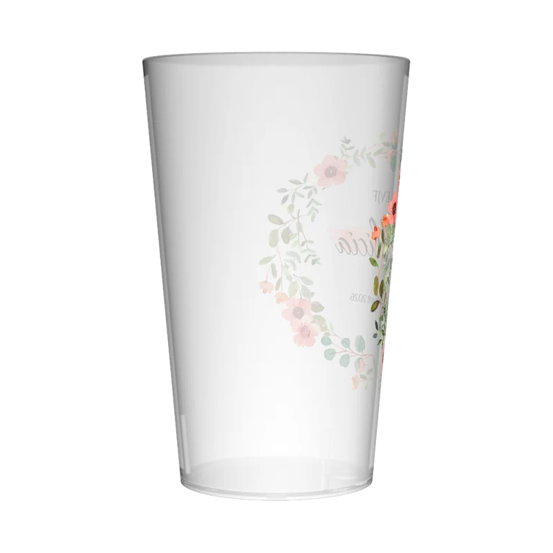 Gobelet personnalisé pour EVJF Fleurs Roses