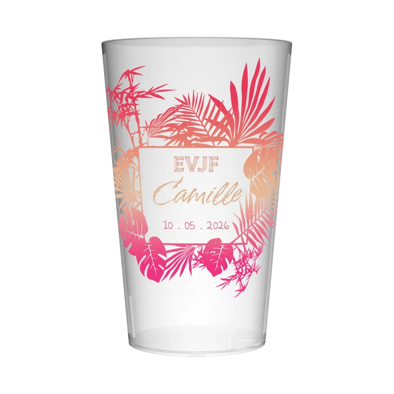 Gobelet personnalisé pour EVJF Ibiza Rose
