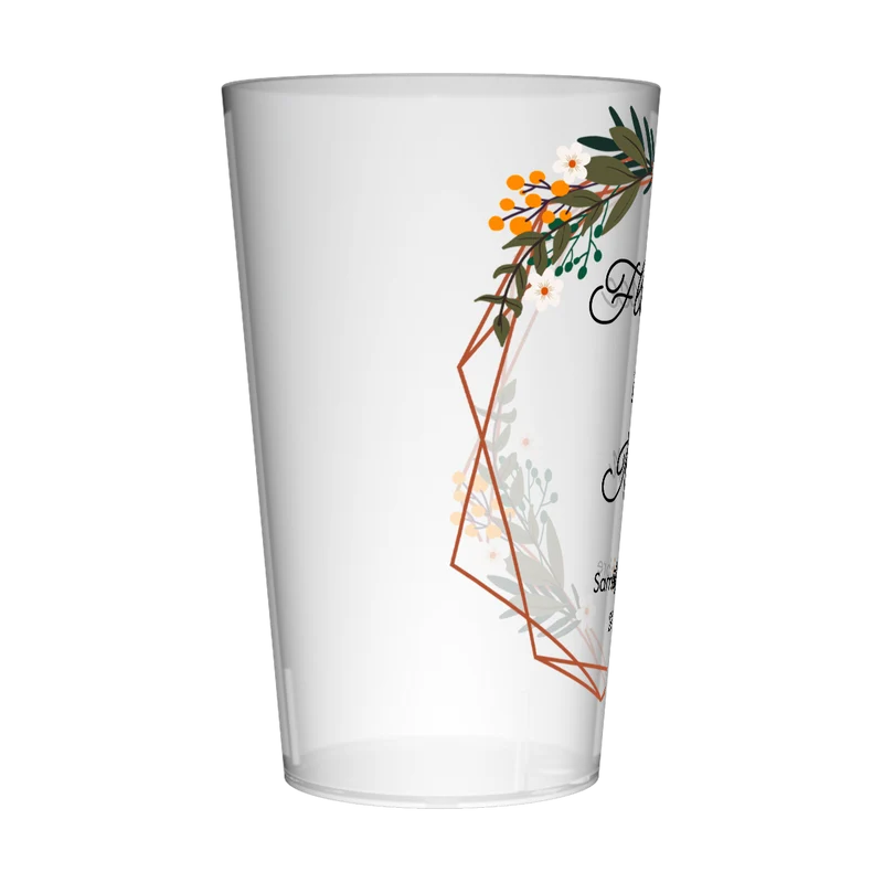 Gobelet personnalisé Mariage Flowers