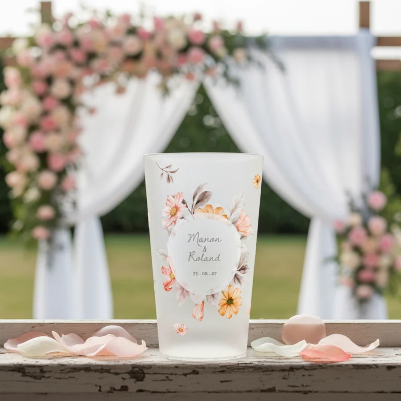 Gobelet personnalisé Mariage Printanier