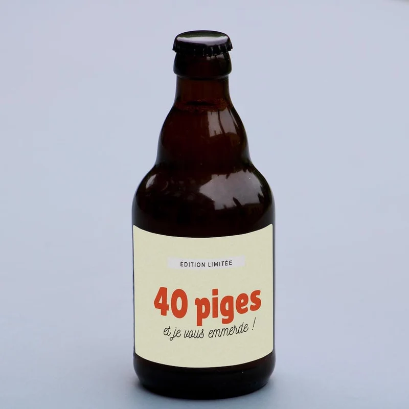 Bière je vous emmerde avec âge