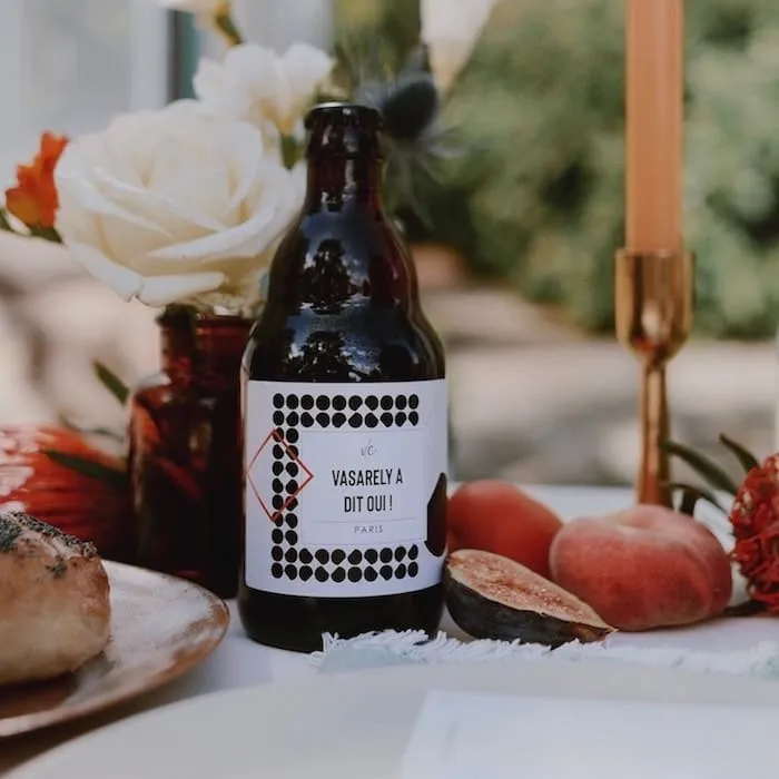 Coffret bière et 1 verre pour un mariage