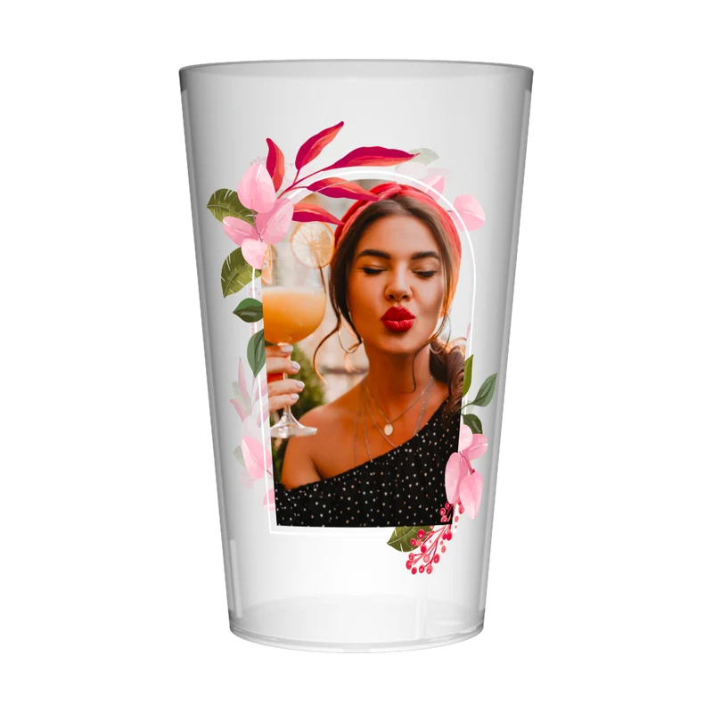 Gobelet personnalisé pour EVJF Photo & Fleurs