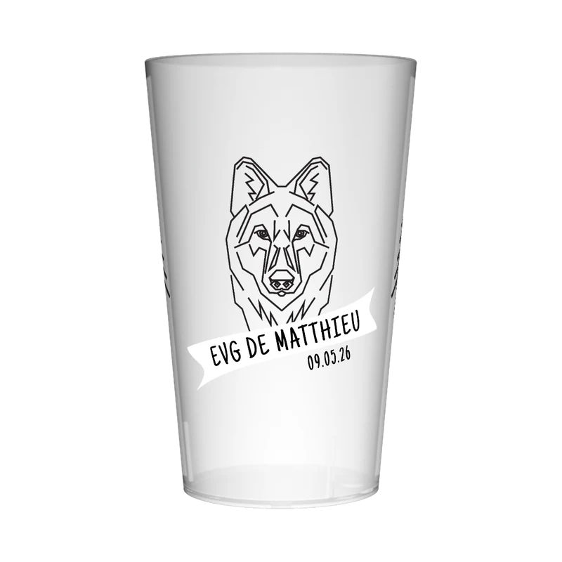 Gobelet personnalisé pour EVG Loup