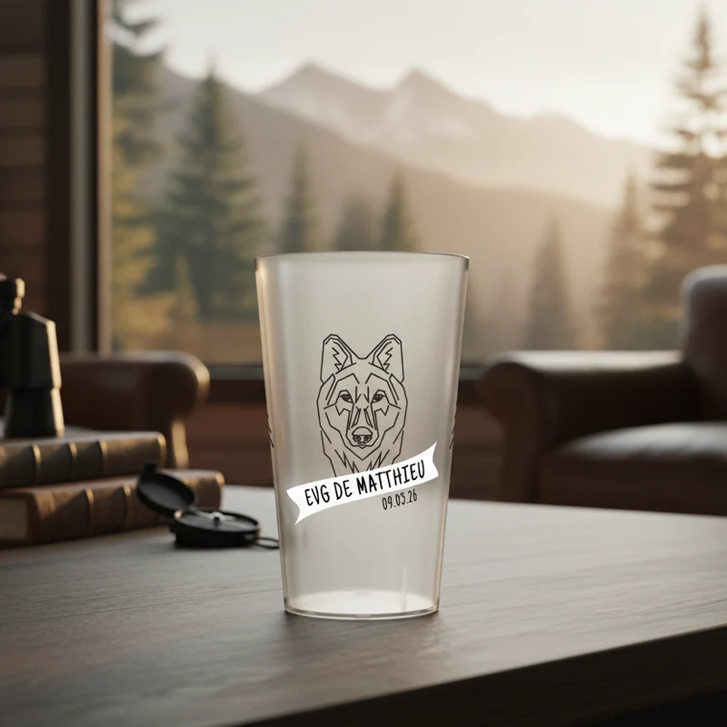 Gobelet personnalisé pour EVG Loup