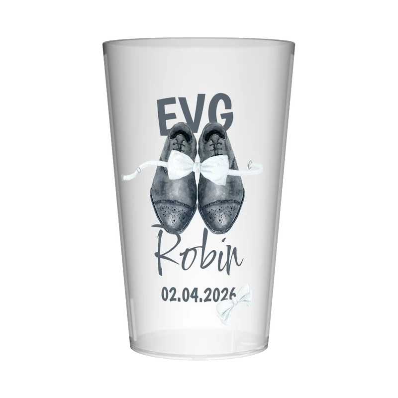 Gobelet personnalisé pour EVG Chaussures & Nœud Pap'