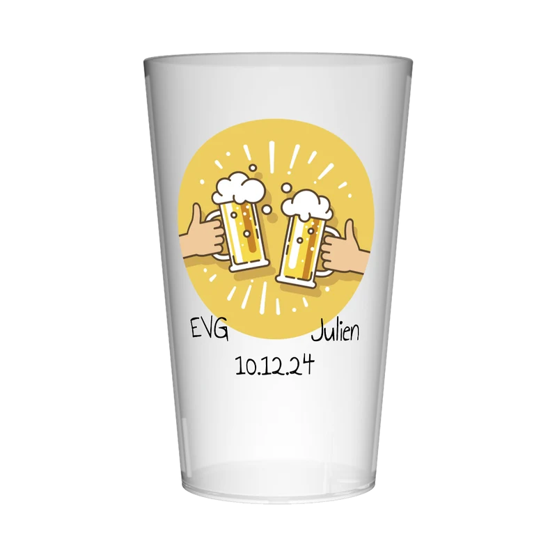 Gobelet personnalisé pour EVG Bières