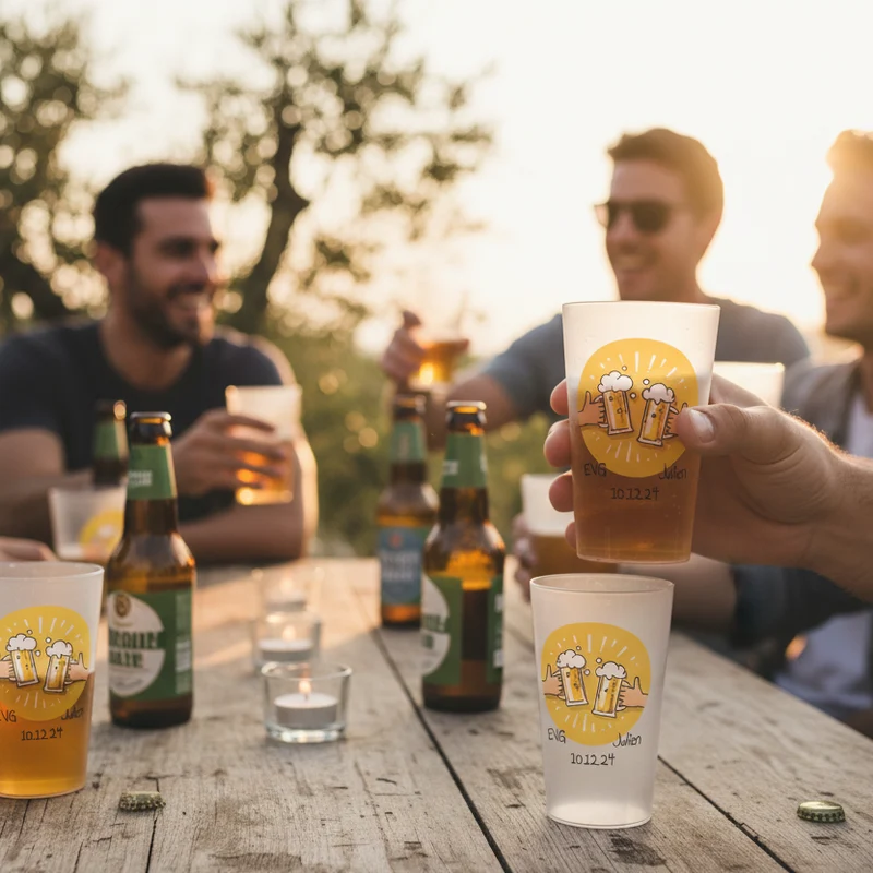 Gobelet personnalisé pour EVG Bières
