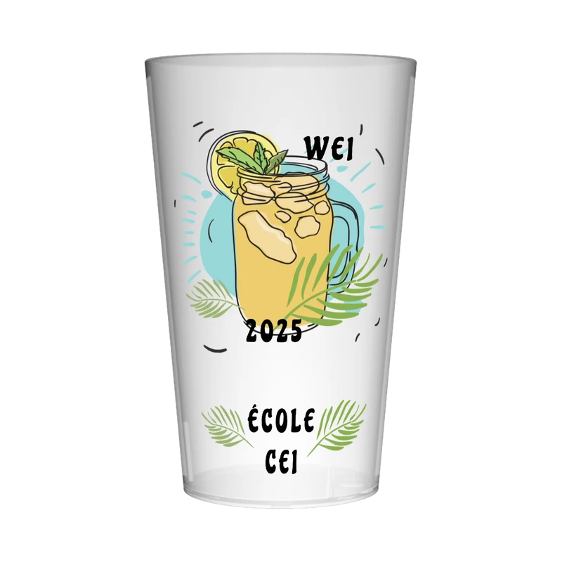 Gobelet personnalisé Week-end Intégration Boisson
