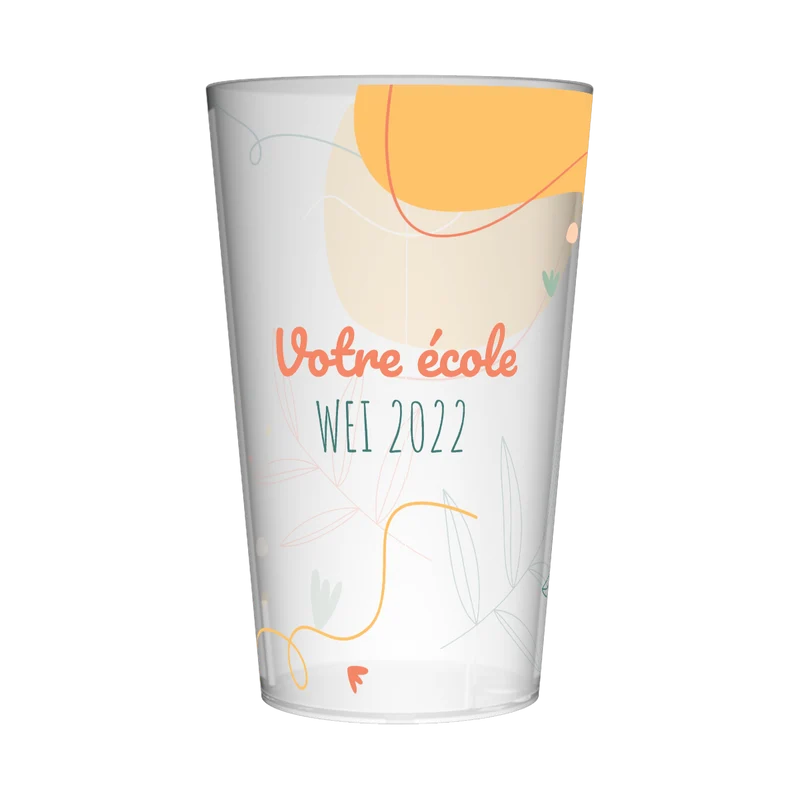 Gobelet personnalisé Week-end Intégration Vitalité