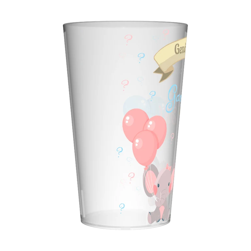 Gobelet personnalisé Gender Reveal Eléphants