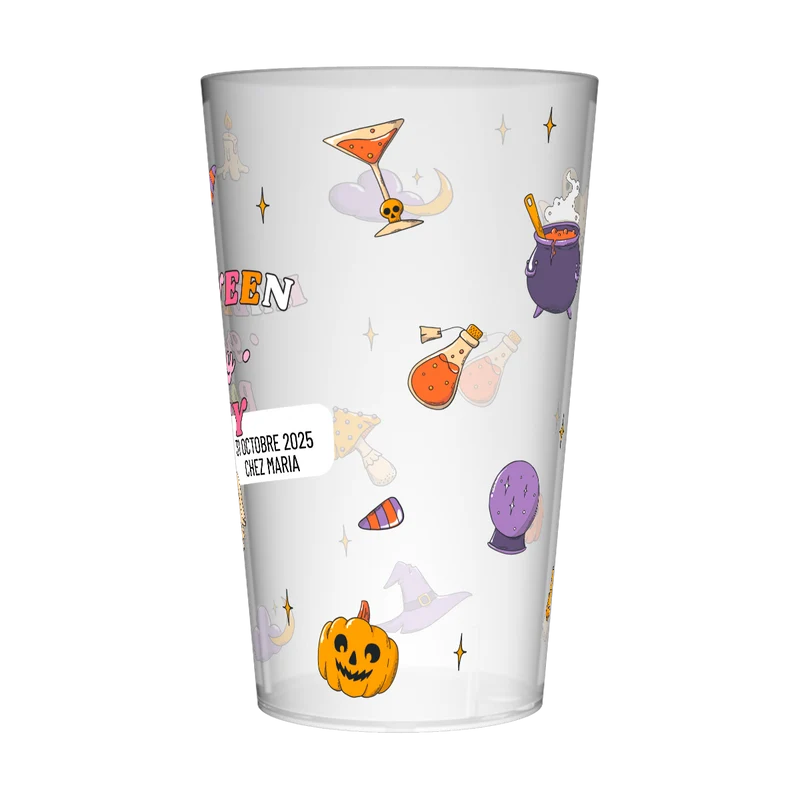 Gobelet personnalisé Halloween Multicolore