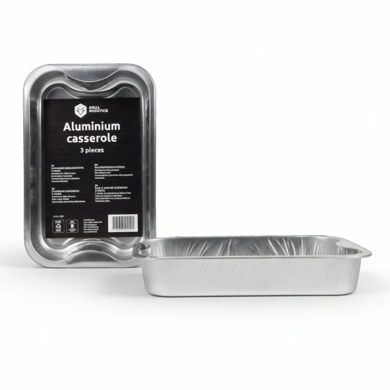 Plateaux de cuisson en aluminium pour barbecue Cookinglife Grill / Plateau de cuisson pour barbecue - 30 x 20 cm - 9 pièces