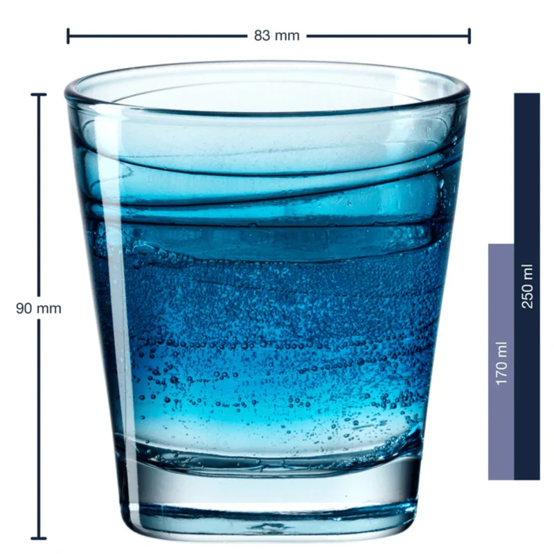 Verres à eau Leonardo Vario Struttura 250 ml - 6 pièces