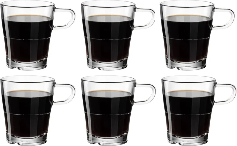 Verres à café Leonardo Senso - Empilables - 250 ml - Lot de 6