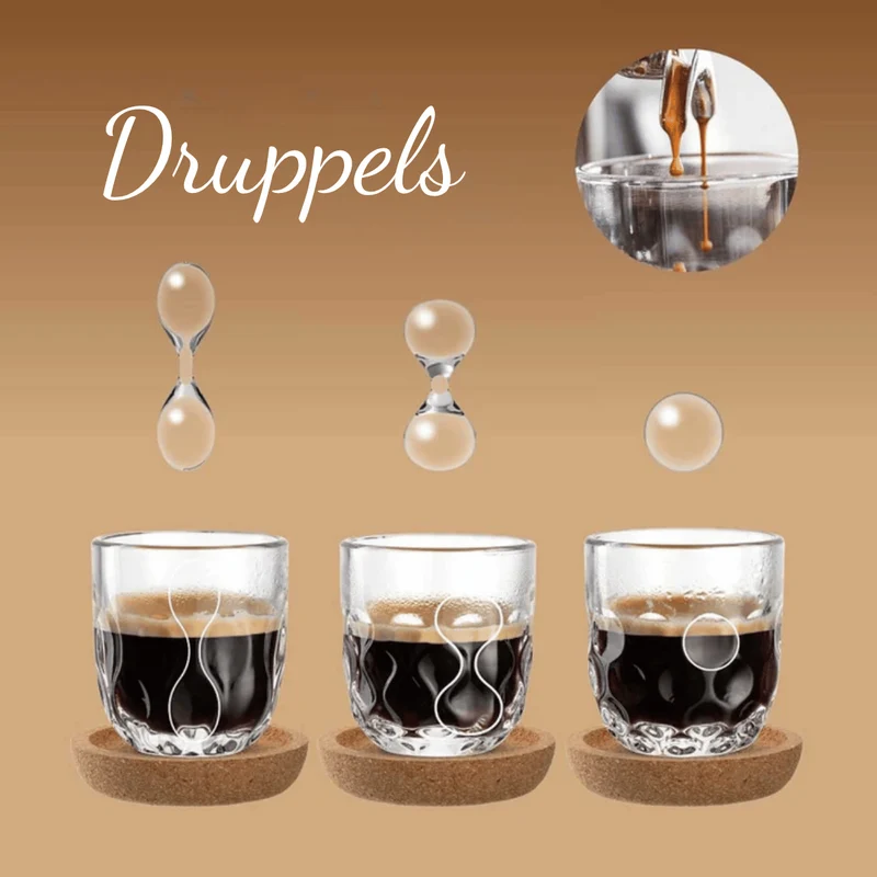 Verres à espresso Leonardo - Gocce Due - 60 ml - 2 pièces