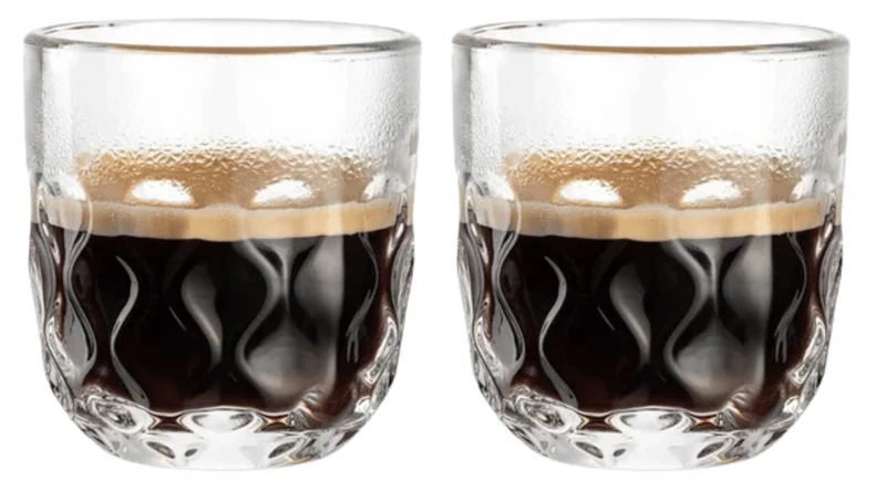 Verres à espresso Leonardo - Gocce Due - 60 ml - 2 pièces