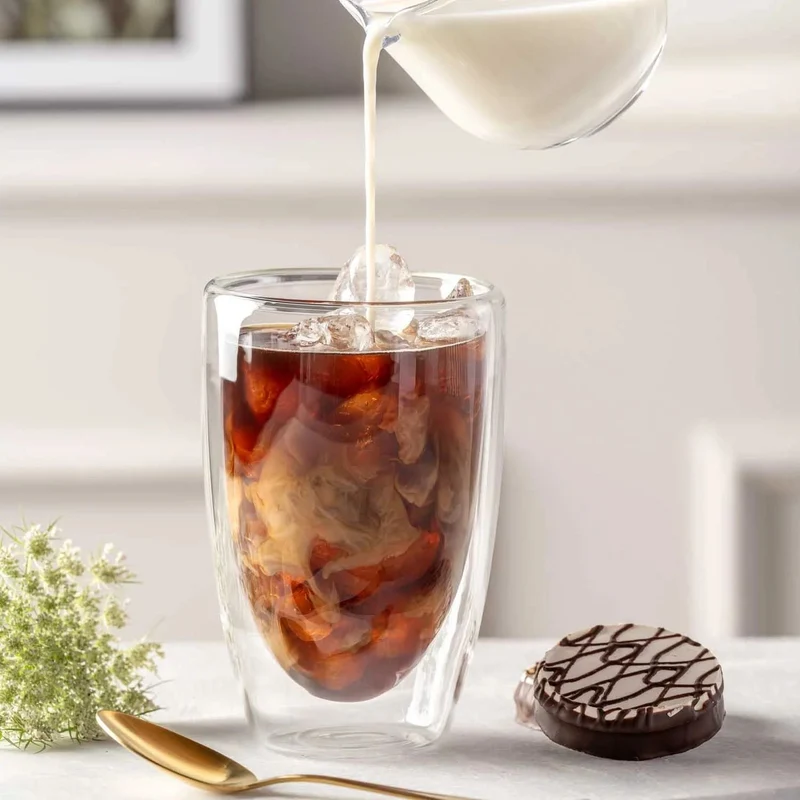 Verres à latte macchiato Leonardo à double paroi - Lot de 2 - 400 ml