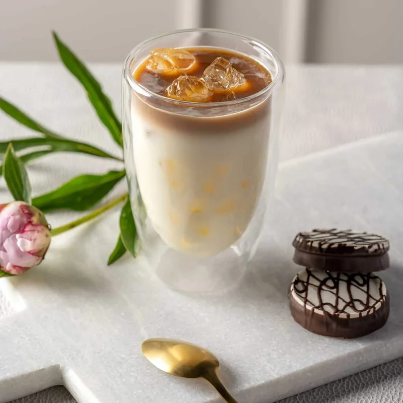 Verres à latte macchiato Leonardo à double paroi - Lot de 2 - 400 ml
