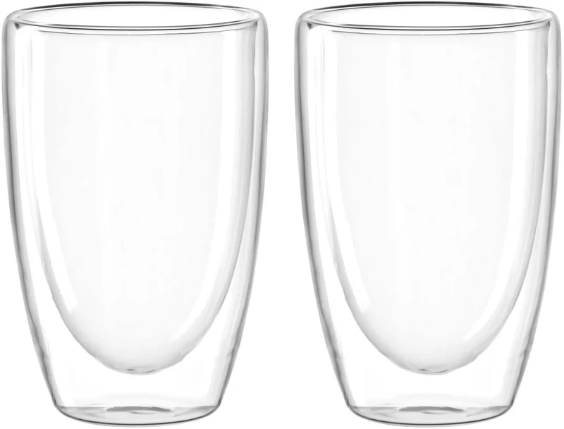 Verres à latte macchiato Leonardo à double paroi - Lot de 2 - 400 ml
