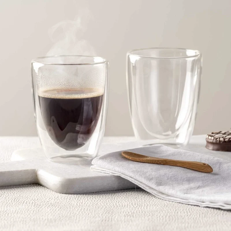 Verres à café Leonardo à double paroi Duo 300 ml - Lot de 2