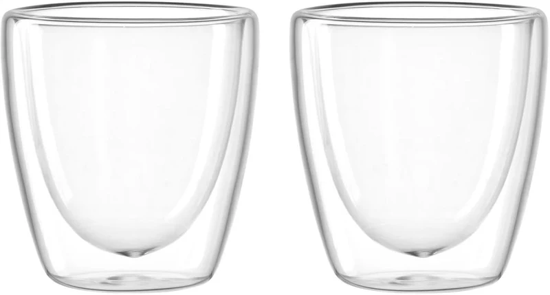 Verres à expresso Leonardo à double paroi Duo 100 ml - Lot de 2