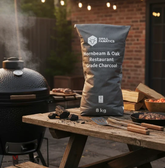 Charbon de bois Grill Fanatics - Charme et chêne - Restaurant - 8 kg