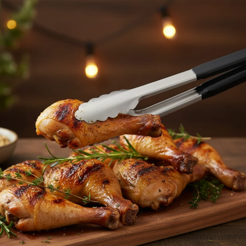 Pince barbecue Grill Fanatics - Pince de précision - Barbecue - 24 cm