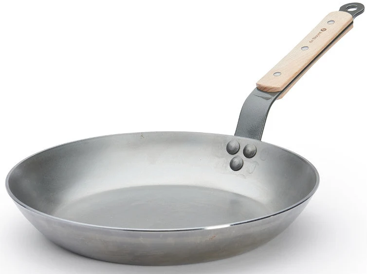 Poêle De Buyer Mineral B en bois - ø 28 cm - Sans revêtement antiadhésif