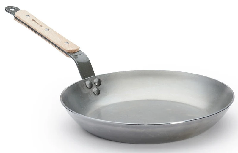 Poêle De Buyer Mineral B en bois - ø 28 cm - Sans revêtement antiadhésif