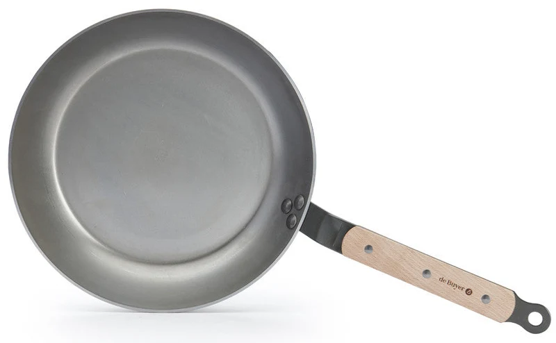 Poêle De Buyer Mineral B en bois - ø 28 cm - Sans revêtement antiadhésif