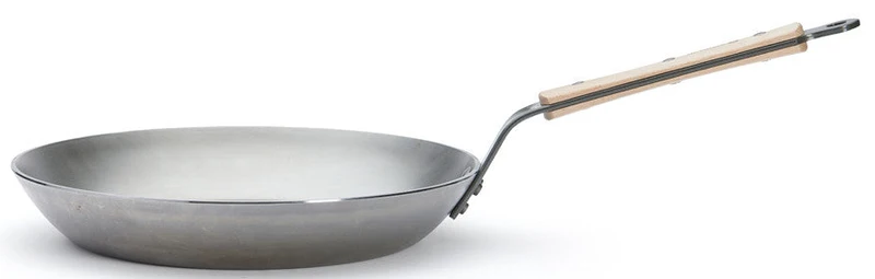 Poêle De Buyer Mineral B en bois - ø 28 cm - Sans revêtement antiadhésif