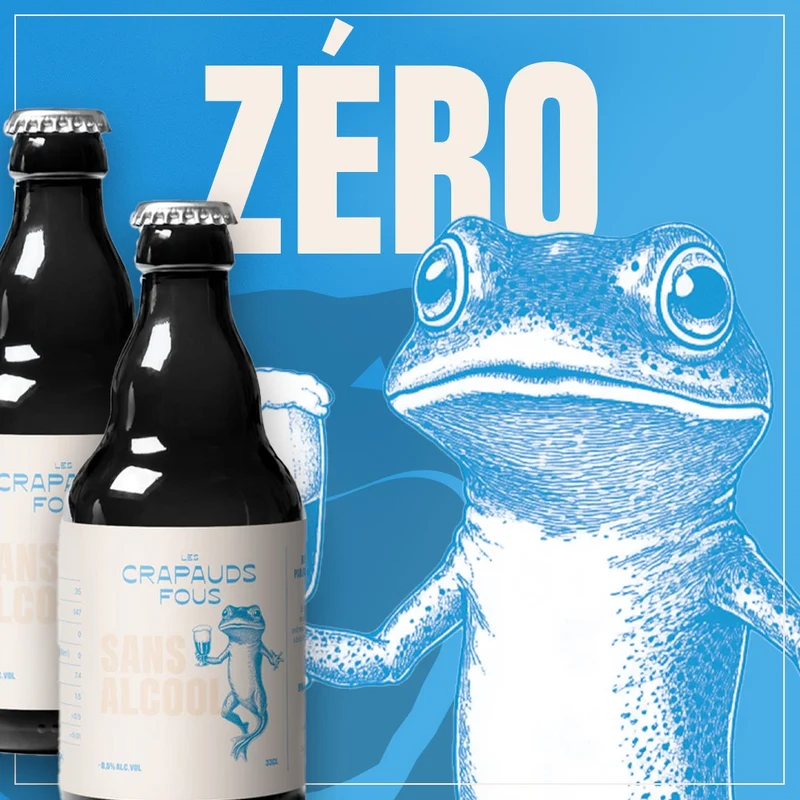 Bière blanche Les Crapauds Fous