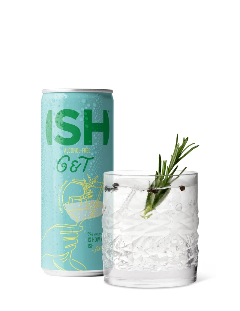 Cocktail G&T ISH sans alcool 0,5%