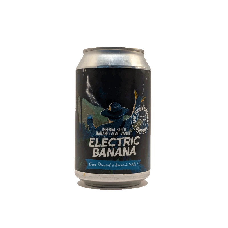 Piggy Brewing - Electric Banana 33cl | Imperial Stout Banane, Cacao, Vanille