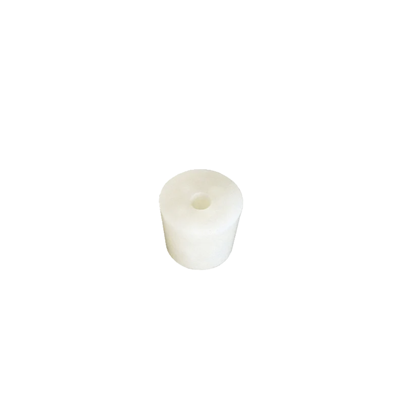 Bouchon en silicone 31/38 mm avec trou 9 mm