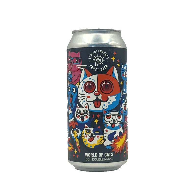Les Intenables - World of Cats 44cl | DDH Double NEIPA
