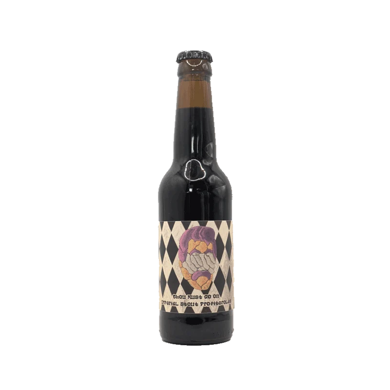 Chubby Brewing collab' Kilomètre Zéro - Chou Must Go On 33cl | Imperial Stout Profiteroles