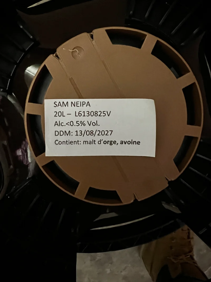 Fût bière IPA SAM - 20 L