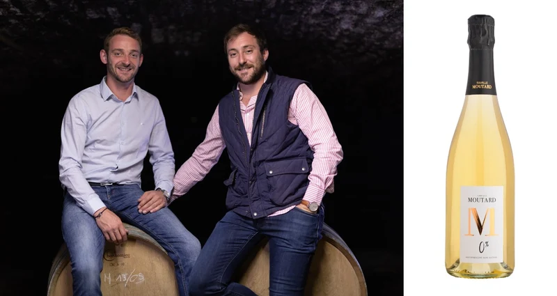 Vin effervescent sans alcool M 0% Moutard 0,5%