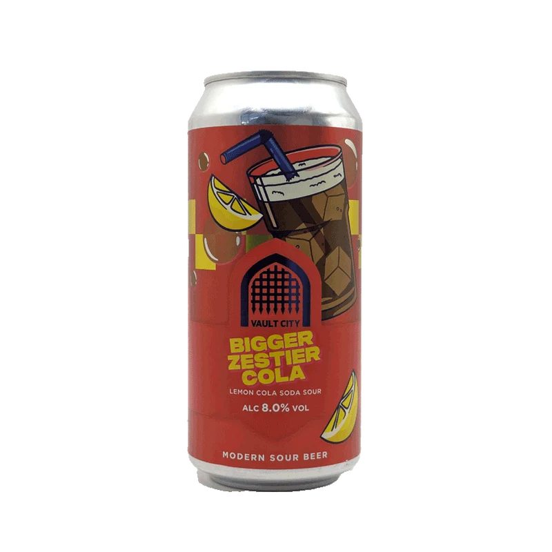 Vault City - Bigger Zestier Cola 44cl | Lemon Cola Soda Sour