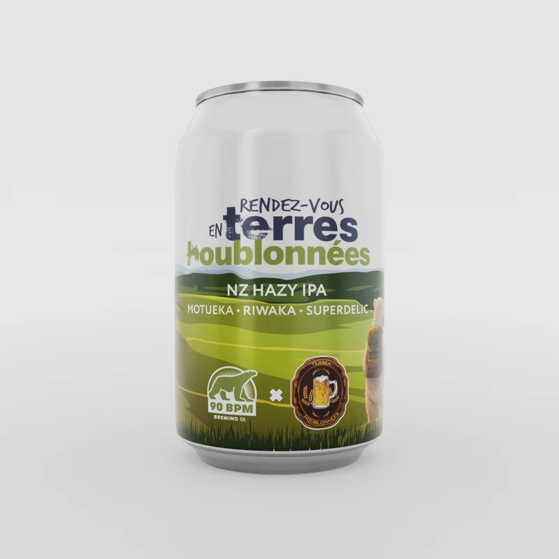 Rendez-vous en terres houblonnées - New Zealand Hazy IPA (Collab Les Terres Houblonnées)