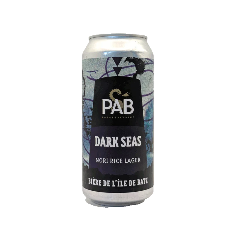 Fusion collab' PAB et Smash - Dark Seas 44cl | Nori Rice Lager